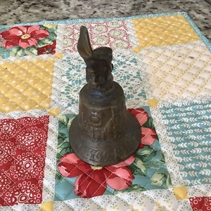 Vintage Brass Cavalier French Pirate Bell F Hemony Me Fegit Anno 5.75" - Picture 1 of 9