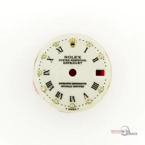 Original Lady Rolex Datejust 69173 79173 6916 White Roman Diamond Dial 2/T #D84 - Imagen 1 de 8