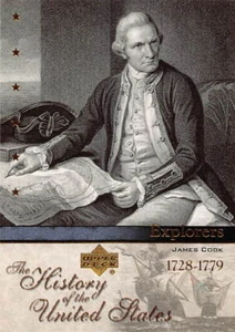 2004 Upper Deck Histoire des États-Unis #EX33 James Cook - Photo 1/2