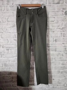Marmot Nylon Hiking Pants - Women's Size 2(XXS) - Green - Side Pocket - Picture 1 of 9
