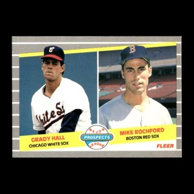 Grady Hall/Mike Rochford 1989 Fleer Chicago White Sox/Boston Red Sox #650 R322I - Image 1 of 2