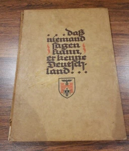 Fritz BASIL / Dass niemand sagen kann er kenne Deutschland Vom Wesen einer 1st - Picture 1 of 12
