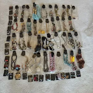 Wholesale Lot Chuns Fashion Jewerly~Resale~Fashion 70 Pieces Necklaces Earrings - Picture 1 of 11