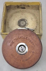 CINTA MÉTRICA UNIVERSAL DE ACERO LUFKIN 543 VINTAGE 1909 50' CON CAJA Canadá - Imagen 1 de 7