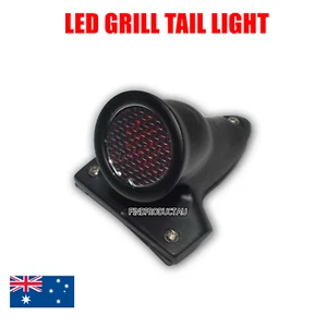 Parrilla negra LED Tail Stop Brake Placa Luz Café Racer Bobber Yamaha Honda Custo - Imagen 1 de 5