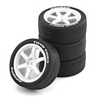 4Pcs 68Mm 1 10 Rc Racing Car Tires On Road Touring Drift Car Tyre Wheel For4129