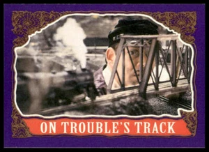 1991 Topps The Addams Family Movie #45 On Trouble's Track Card, Gomez - Picture 1 of 2