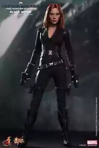 Ready! Hot Toys MMS239 Captain America Winter Soldier 1/6 Black Widow Figure - Picture 1 of 5