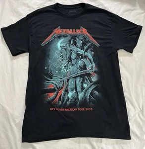 OFFICIAL METALLICA TAMPA BAY FLORIDA POP UP SHOP SHIRT 2025 M72 2025 L LARGE - Picture 1 of 6