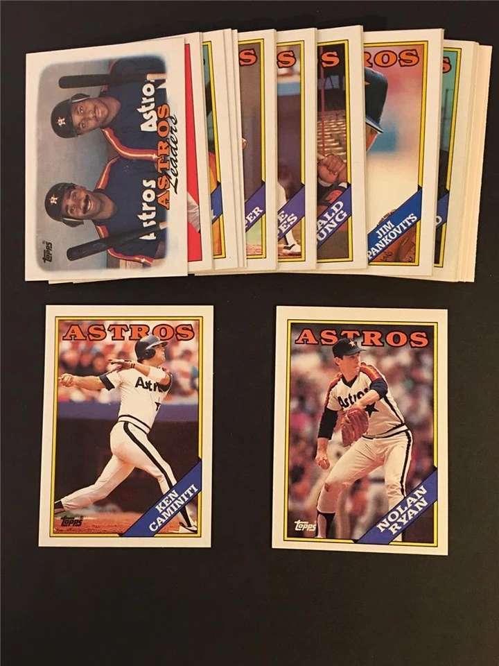 1988 Topps Houston Astros Team Set With Traded 32 Cards - Image 1 of 1