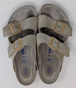 Birkenstock Damen Größe 38 245 L7 M5 Oliv Wildleder - Bild 1 von 7