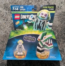 LEGO DIMENSIONS Beetlejuice Fun Pack 71349 New In Box Bettlejuice Sandworm