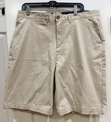 JACHS Performance Men's Khaki Flat Front Shorts Size 36 Inseam 9" NWT - Image 1 of 2
