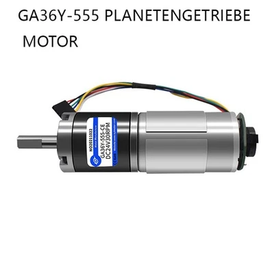 Planetengetriebe Motor DC12/24V mit Encoder Hohe Drehmomente Umkehrbar GA36Y-555 - Bild 1 von 4