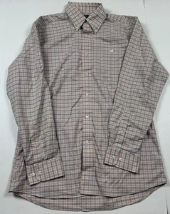 Southern Marsh Performance Pink Check Long Sleeve Button Down Shirt Medium - Picture 1 of 4