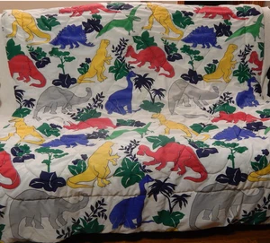 Vintage Kids Dinosaur Twin Comforter Colorful 90s Springs Sweet Dreams - Picture 1 of 8
