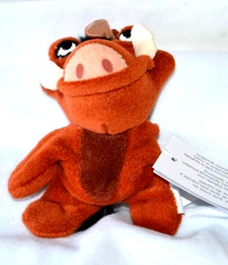 Disney PUMBAA Lion King Magnetic Hands & Feet Plush Sticks To Anything Metal HTF - Picture 1 of 4