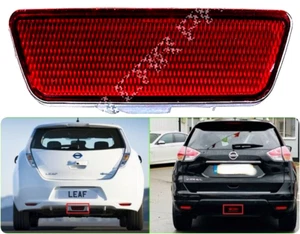 FOR NISSAN X-TRAIL 2015-2022 LEAF 2108-2022 REAR BUMPER LOWER FOG LIGHT LAMP RED - Picture 1 of 5