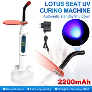 UV Dental Wireless LED Curing Light Cure Lamp Curing Machine Rechargeable 3 Mode - Picture 1 of 12