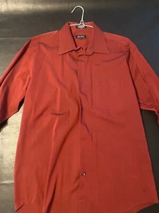 Axcess Red Button Down Men’s Dress Shirt Size 16.5/34 - Picture 1 of 2