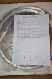 NEW CRYSTAL BALL CHANDELIER MODEL NF-22325 READ - Picture 1 of 4