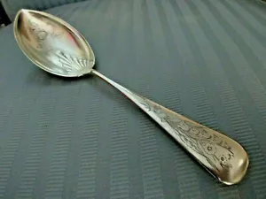 GORHAM Aesthetic SERVING Spoon Floral ROSE 1880 STERLING SILVER .925 - Picture 1 of 11
