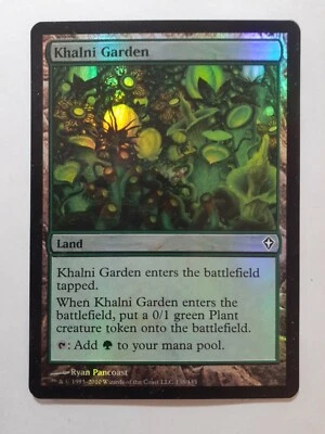 MTG Bling - Foil - Khalni Garden - Worldwake -F74 - Image 1 of 4