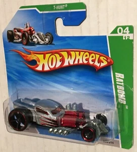 MOMC 2010 Hot Wheels #048 Treasure Hunt T-Hunt silver Ratbomb #04 SHORT CARD - Picture 1 of 1