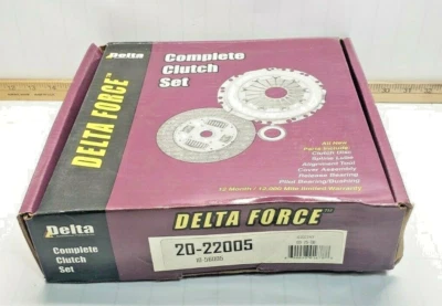 NEW DELTA FORCE CLUTCH KIT FOR 1985-1999 TOYOTA TERCEL MR2 PASEO  20-22005 - Image 1 of 4