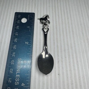 VTG Horse Unmarked Silver Plated 3.5” Spoon - Picture 1 of 2