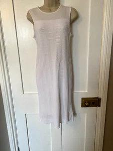 Balenciaga White Fine Knitted Dress - Size FR38 - UK 10 - Picture 1 of 7