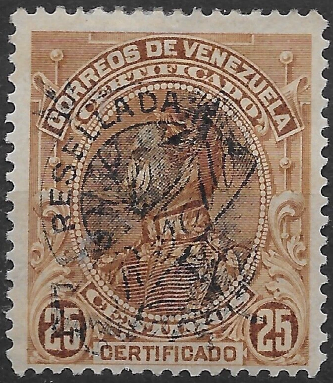 Venezuela:1900, Registered mail stamp MI#67 MH OG 🔥 - Image 1 of 1