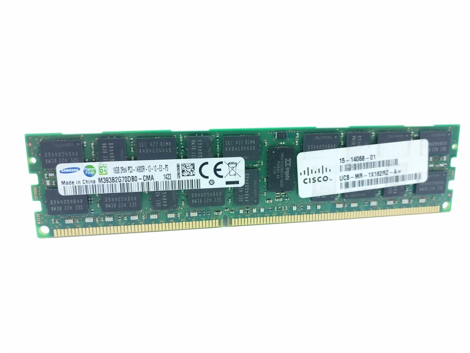 Samsung M393B2G70DB0-CMA 16GB PC3-14900R DDR3-1866 Registered Server Memory RAM - Image 1 of 1