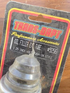 NOS Trans Dapt Oil Filter Extension Tube 9256 Chrome Push In - Picture 1 of 2
