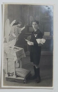 23980 Foto d'epoca 307 - foto ritratto Prima Comunione - cm 14 x 9 - Picture 1 of 4