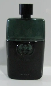GUCCI GUILTY BLACK EAU DE TOILETTE 90ML EMPTY BOTTLE COLLECTABLE - Picture 1 of 4