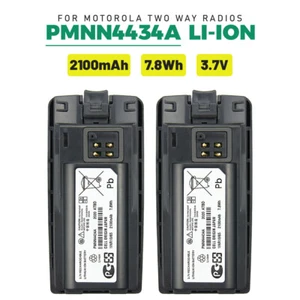 2PC PMNN4434A Li-ion Battery For Motorola RMM2050 RMU2040 RMU2080 RMU2080D Radio - Picture 1 of 12