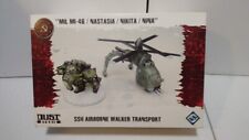 Dust Tactics SSU Airborne Walker Transport MIL MI-46, Nastasia. With Walker!!!