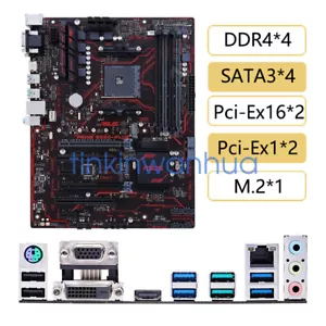 Placa madre para ASUS PRIME B350-PLUS Socket AM4 DDR4 VGA+DVI+HDMI 6XSATA III - Imagen 1 de 5