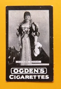 c1900 OGDEN'S Guinea Gold "General Interest" Card: MADAME ALBANI #103 - Picture 1 of 2