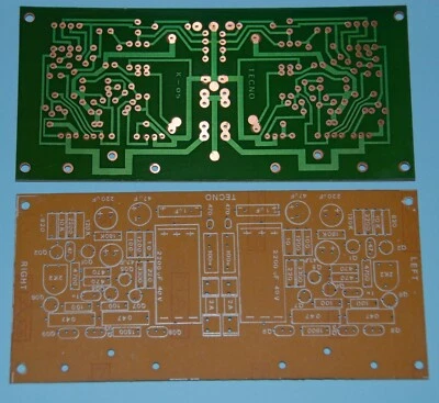Basetta circuito stampato per amplificatore stereo 20-25 Watts - Imagen 1 de 4