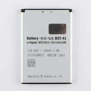 Original Replacement Battery BST-41 For Sony X1 X2 R800 Z1i X10i X10 A8I MT25i - Picture 1 of 4
