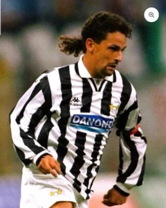 Maglia JUVENTUS R. BAGGIO 10 94 95 CALCIO CAMISETA SHIRT KAPPA DANONE FERRARA - Foto 1 di 8
