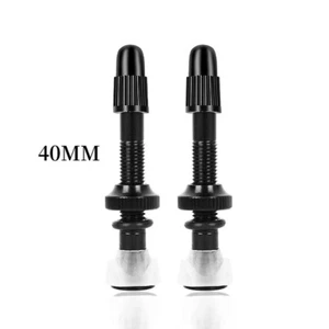 Lightweight Aluminum Alloy Tubeless Valve Stems for Presta Valves 40MM - Imagen 1 de 16