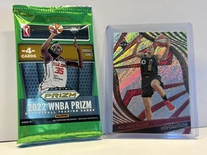 Kelsey Plum 2022 Revolution Shimmer Foil Sealed 4 WNBA Card Pack Las Vegas Aces - Picture 1 of 4