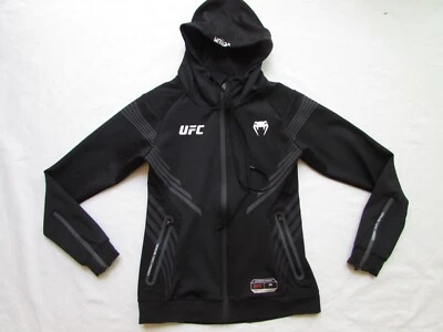 UFC Venum Sudadera con Capucha Mujer Negra Noche Walkout Cremallera Completa Chaqueta Elastizada FN2021 Talla L Foto 1 de 4