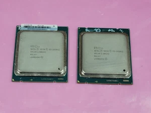 Lot of 2 Intel Xeon E5-2650 V2 2.60GHz 8-Core 20MB Server Processor CPU SR1A8 - Picture 1 of 2