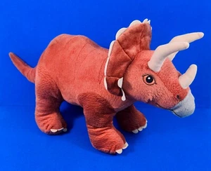 IKEA DINO Saurier Triceratops Jättelik Drache braun Plüsch 48 cm groß Stoff - Bild 1 von 2