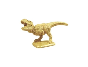 Monopoly Dinosaur Token Gold T-Rex Very Rare Metal Game Playing Moving Piece - Picture 1 of 2