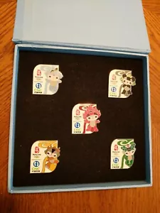 Beijing 2008 Olympics 5 Pin Set CNC - Picture 1 of 5